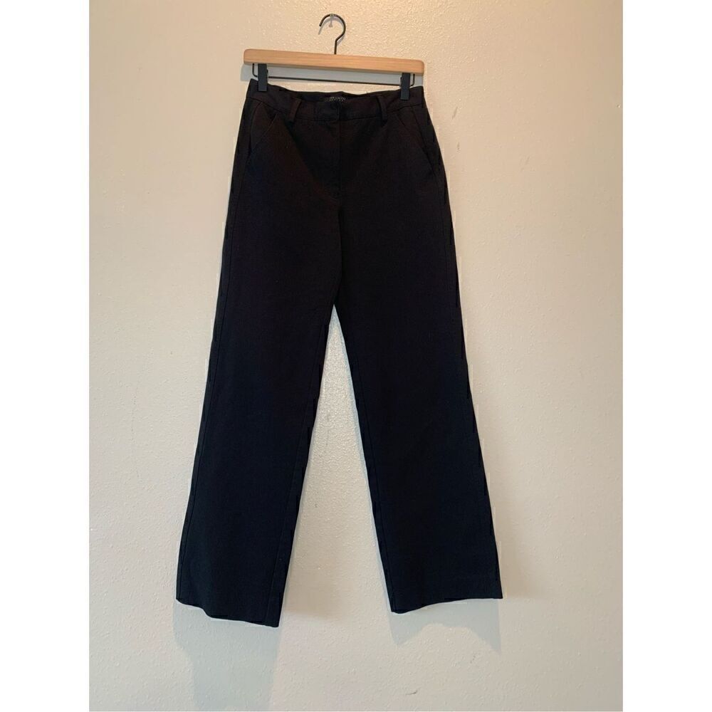 The Limited Stretch Women's Black High-Rise Wide-Leg Pants Size 6